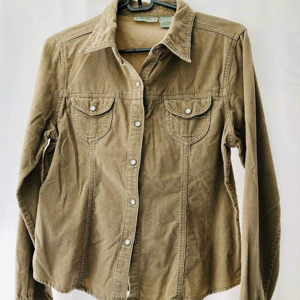 Women's Tan Corduroy Jacket